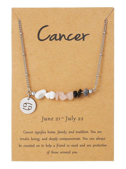 12 Zodiac Pendant Necklace