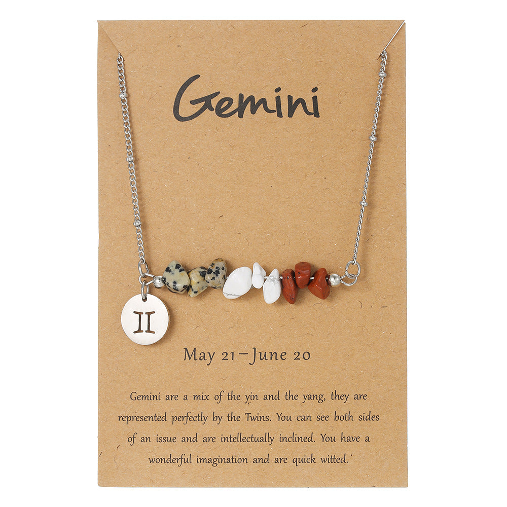 12 Zodiac Pendant Necklace