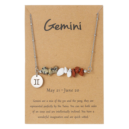 12 Zodiac Pendant Necklace