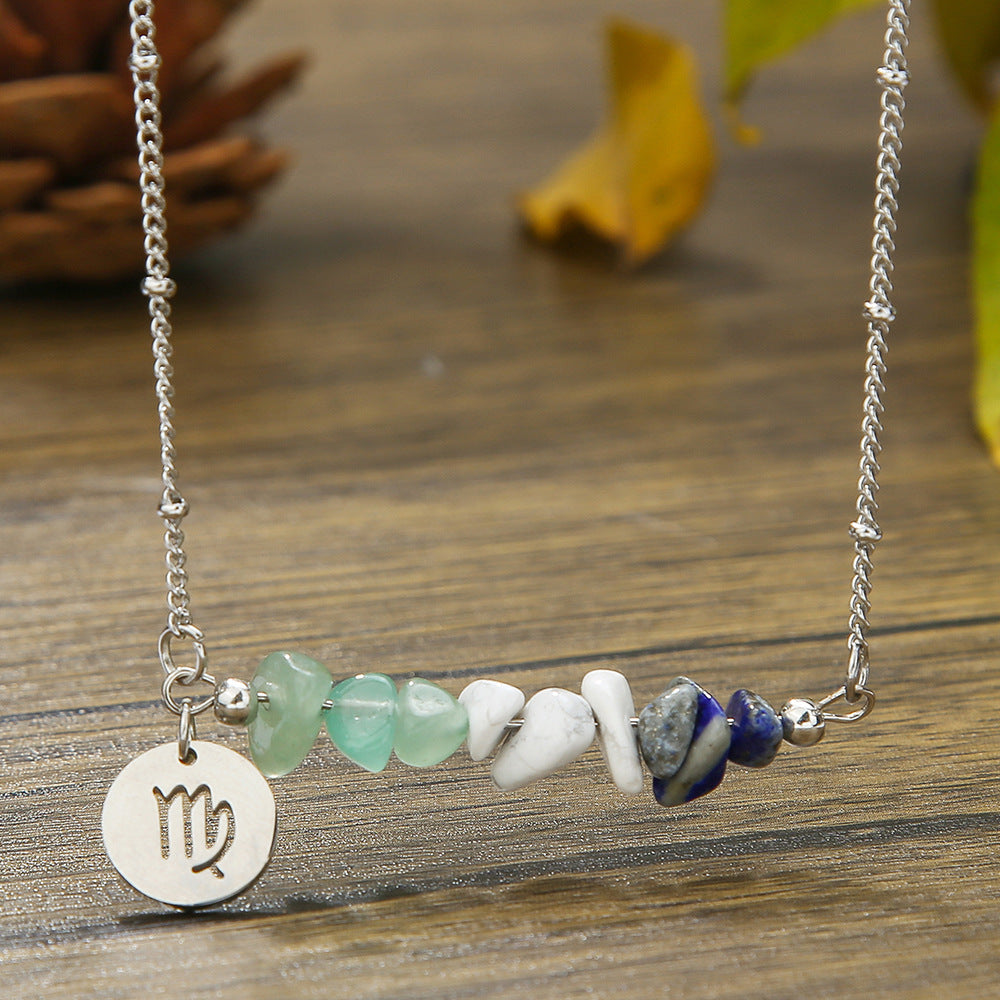 12 Zodiac Pendant Necklace