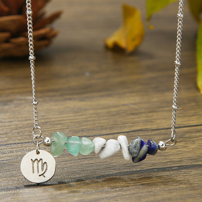 12 Zodiac Pendant Necklace