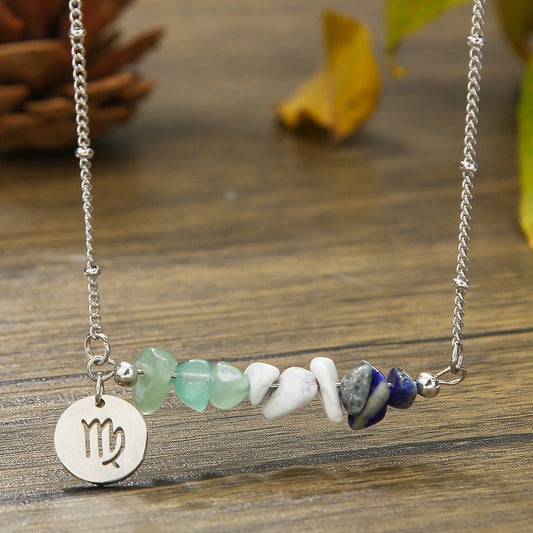 12 Zodiac Pendant Necklace