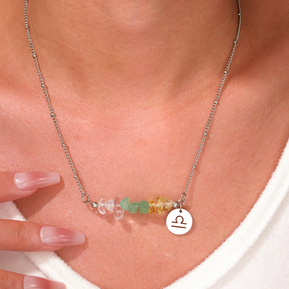 12 Zodiac Pendant Necklace