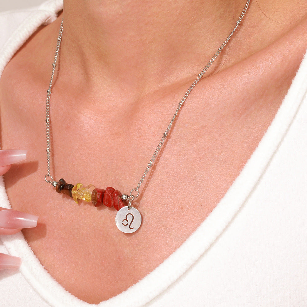 12 Zodiac Pendant Necklace