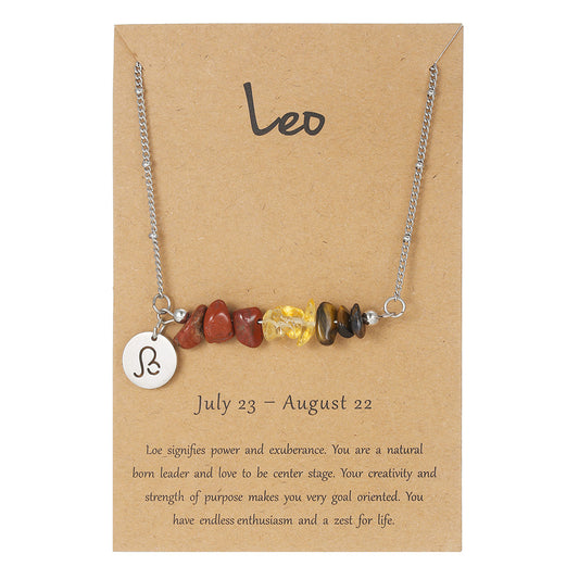 12 Zodiac Pendant Necklace