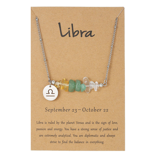12 Zodiac Pendant Necklace