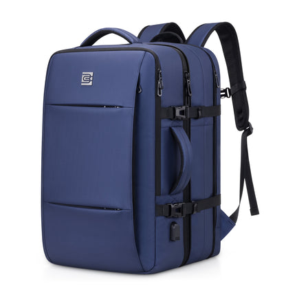 Square Shaped Travel Backpack for Men Double Shoulder Bag