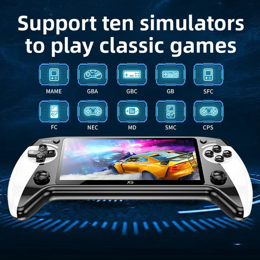 X9 Handheld Game Console 5.5 Inch Retro Arcade Emulator