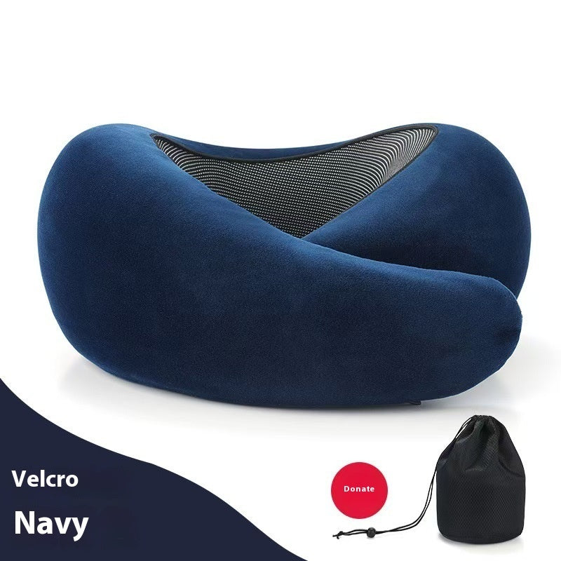 Soft Memory Foam Travel Neck Pillow –U-Shape Adjustable