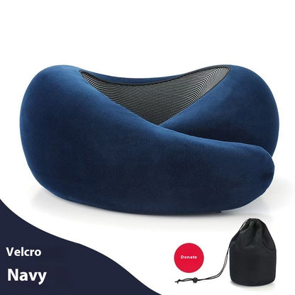Soft Memory Foam Travel Neck Pillow –U-Shape Adjustable
