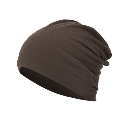 Buy Solid Color Slouchy Beanie – All-Season Knitted Wrap Hat