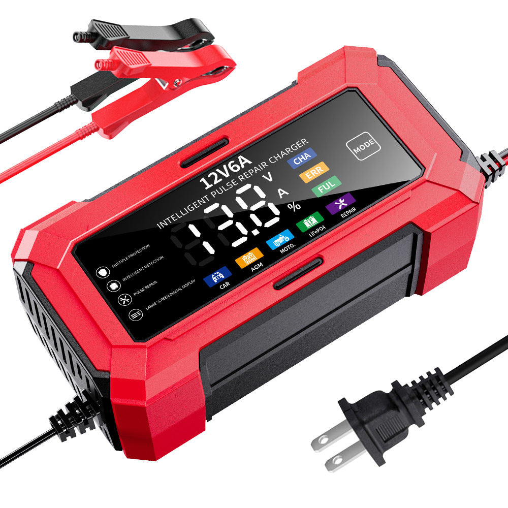 12V6A Universal Battery Charger