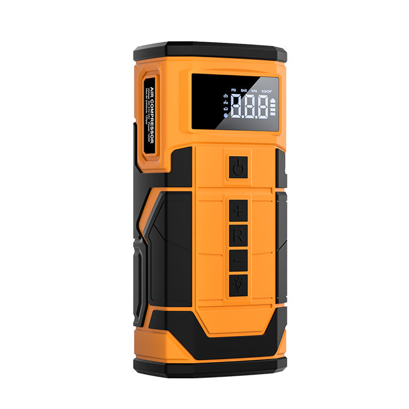 12V Car Emergency Jump Starter with Air Compressor and Power Bank