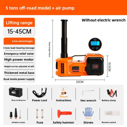 12V Electric Hydraulic Car Jack with Air Pump