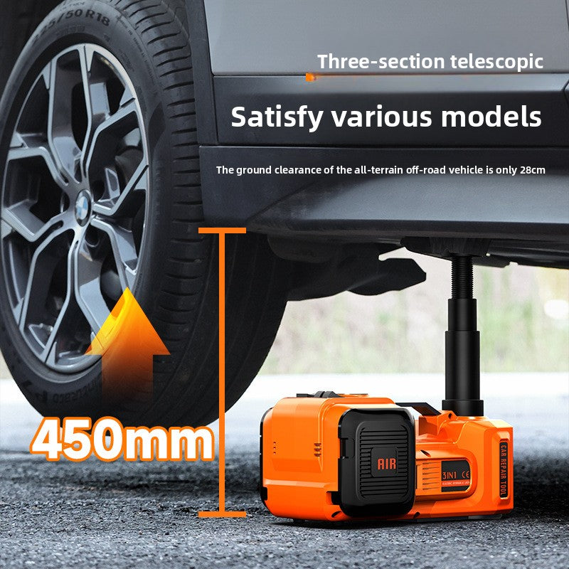 12V Electric Hydraulic Car Jack with Air Pump