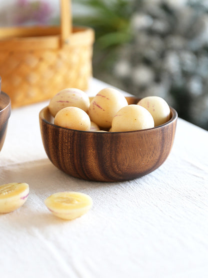 Buy Handmade Wooden Bowl Set | Japanese Style Heat-Resistant Kitchen