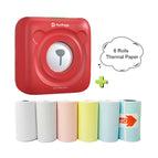 6pc thermal paper / Red