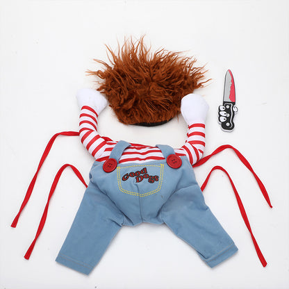 Buy Halloween Pet Costume Funny Dog Cosplay Outfit Adjustable