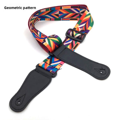 Widened Polyester Guitar Strap