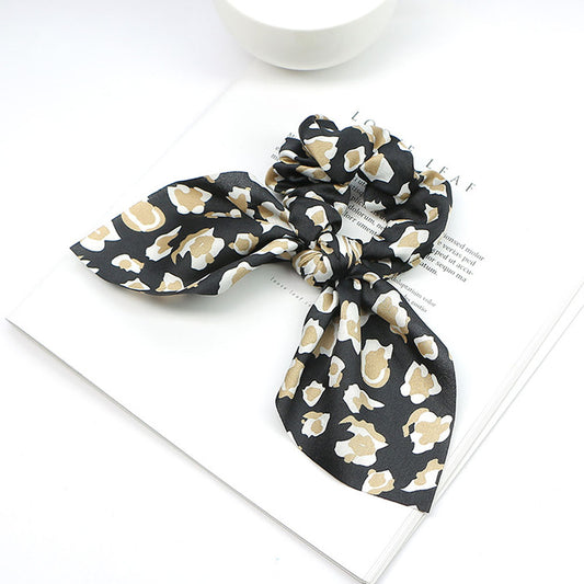 Pearl Pendant Large Hair Band – Knotted Big Bow Hair Rope