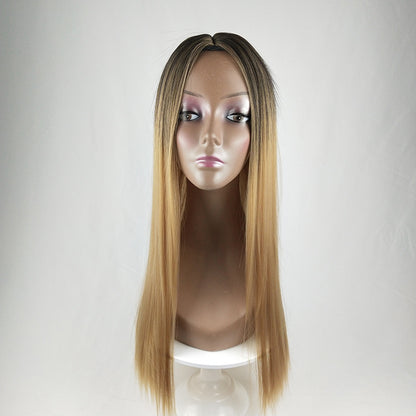 Long Straight Fashion Gradient Fake Hair Stylish Hair Extension