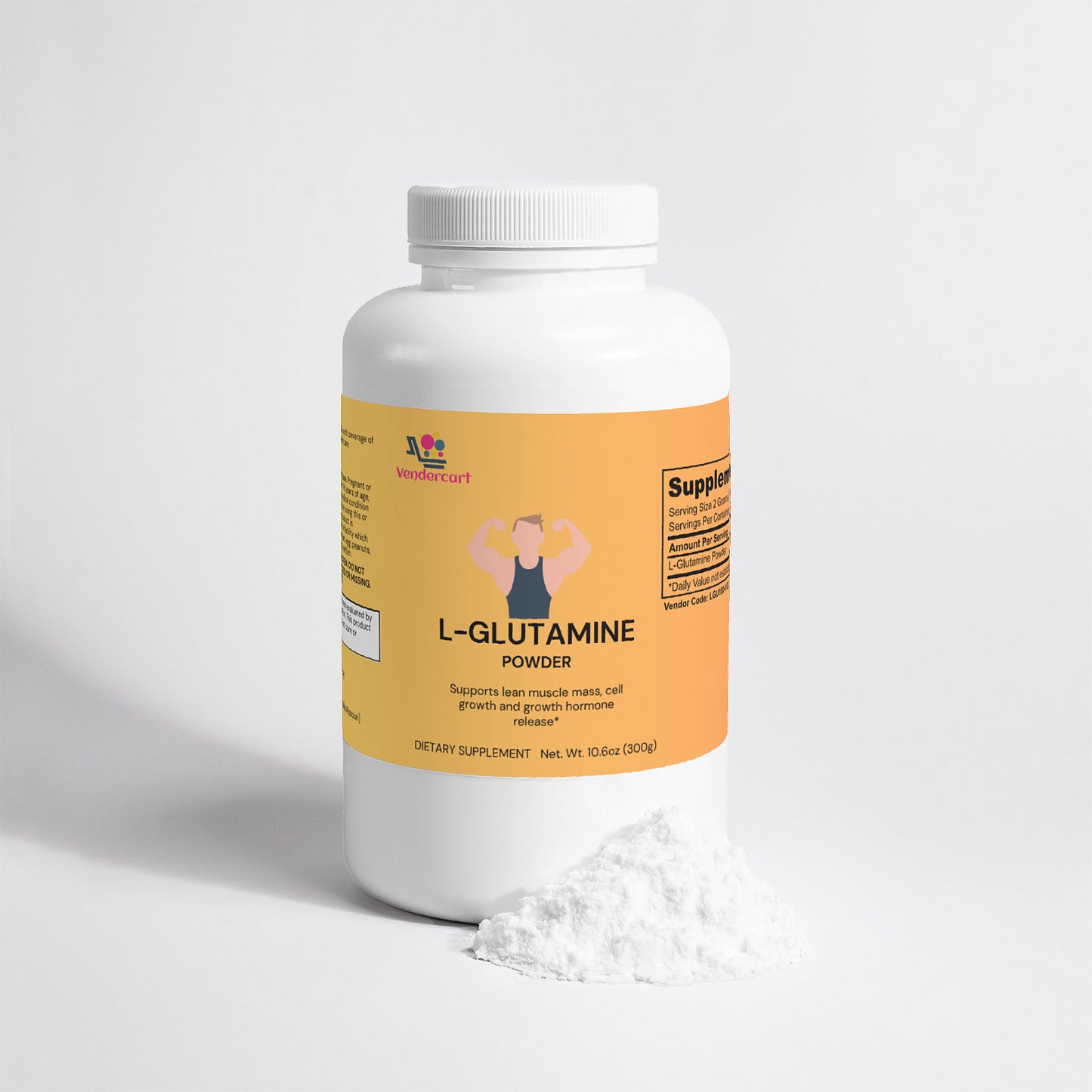 Pure L-Glutamine Powder for Muscle Repair & Gut Wellness
