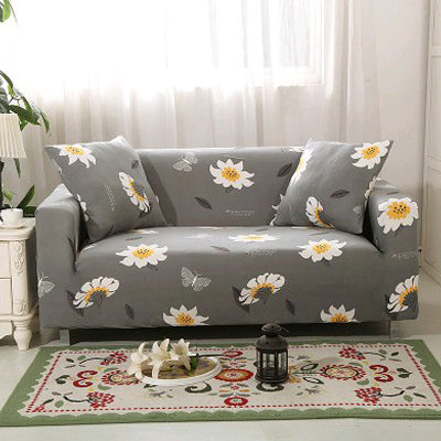 Printed Sofa Cushion Cover –Stretchable Protective Seat