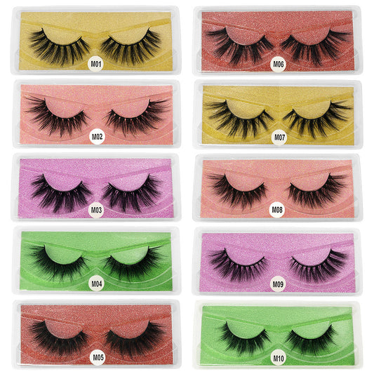 M Series False Eyelashes – Thick, Handmade Mink Lashes (100 Boxes) global swanky 5