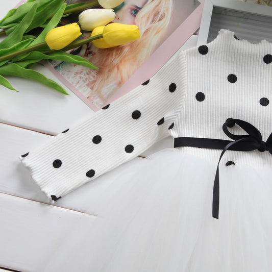 Buy Baby Girls Long Sleeve Tutu Dress – Spring Winter Party Wear