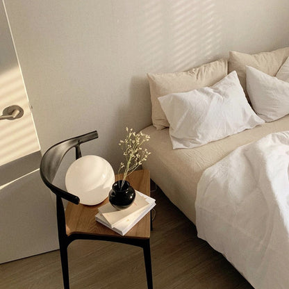 Fashionable Simple Hit Pigment Color Bed Sheet for Bedroom