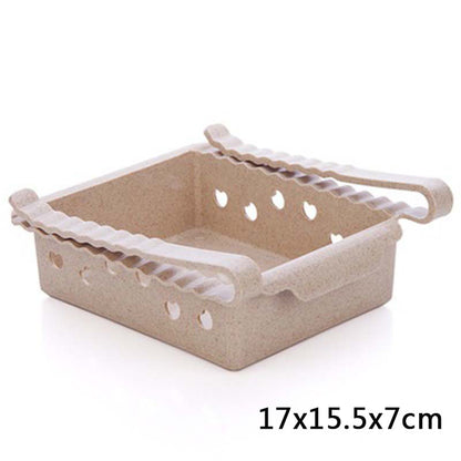 Hanging Plastic Refrigerator Storage Rack Kitchen Organizer