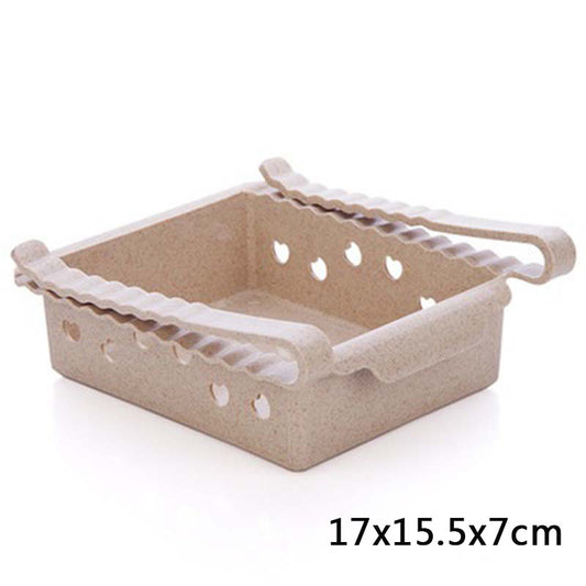 Hanging Plastic Refrigerator Storage Rack Kitchen Organizer