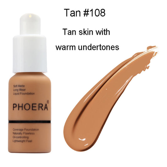 Oil Control Matte Concealer Foundation Cream – Natural Look