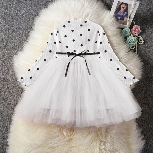 Buy Baby Girls Long Sleeve Tutu Dress – Spring Winter Party Wear