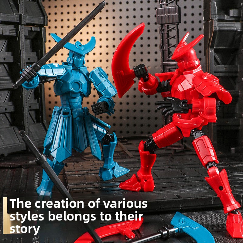 13 Joints Movable 3D Printed Robot Toy