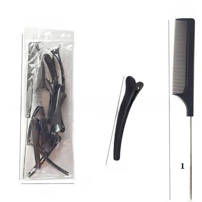 13-piece comb and clip set