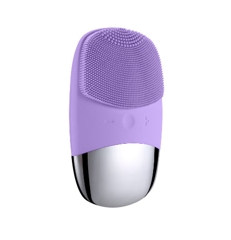 Electric Facial Cleansing Brush Silicone Skin Massager Tool