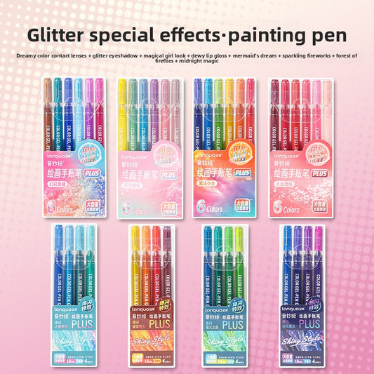 Glitter Gel Pens for Journaling Notes and Creative Art Set