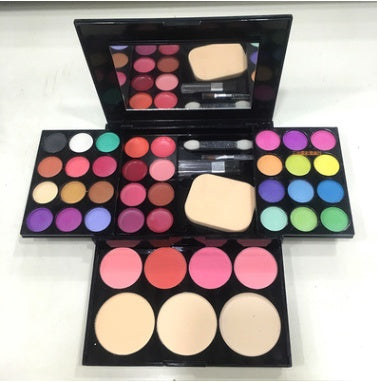 Makeup Box Make-Up Set Travel Cosmetic Kit with Makeup Tools