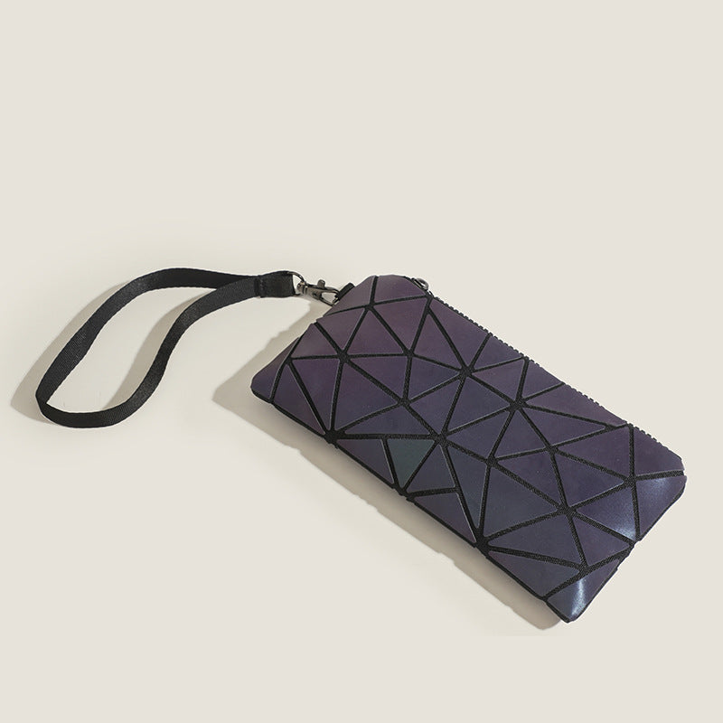 Stylish Irregular Patchwork Geometric Pattern Clutch for Every.