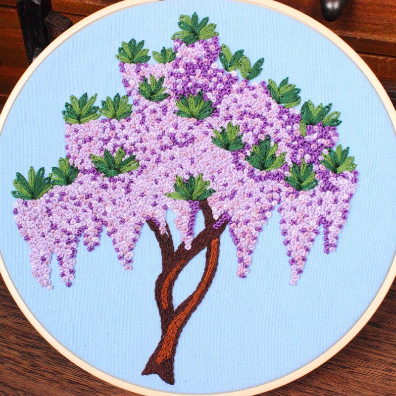 Traditional Handmade Embroidery Kit – Hand-Stitched Craft Set