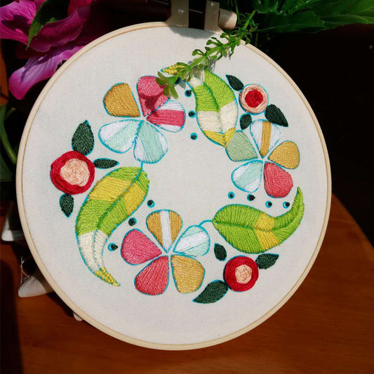 Handmade Embroidery Material Package – Full DIY Craft Kit