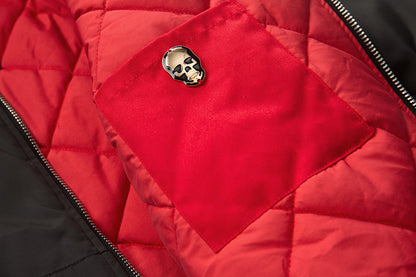 Patchwork Thick Hooded Parka Comfortable & Fashionable Jacket