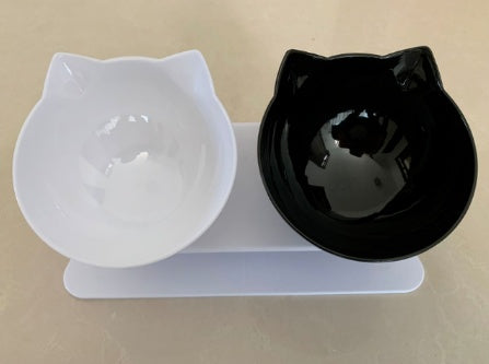 Buy Inclined Cat Bowl with Oblique Mouth – Stylish Pet Feeder