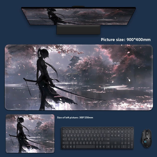 Anime Design Large Mouse Pad for Gaming and Office Desk Setup