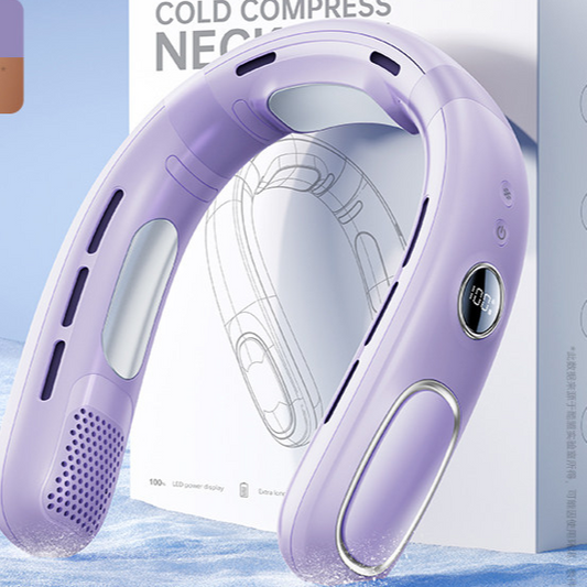 Neck-Worn Fan with Rechargeable Portable Airflow Design