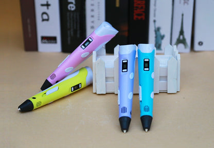 3D Print Pen Two Generation Graffiti Painting Toy for Kids