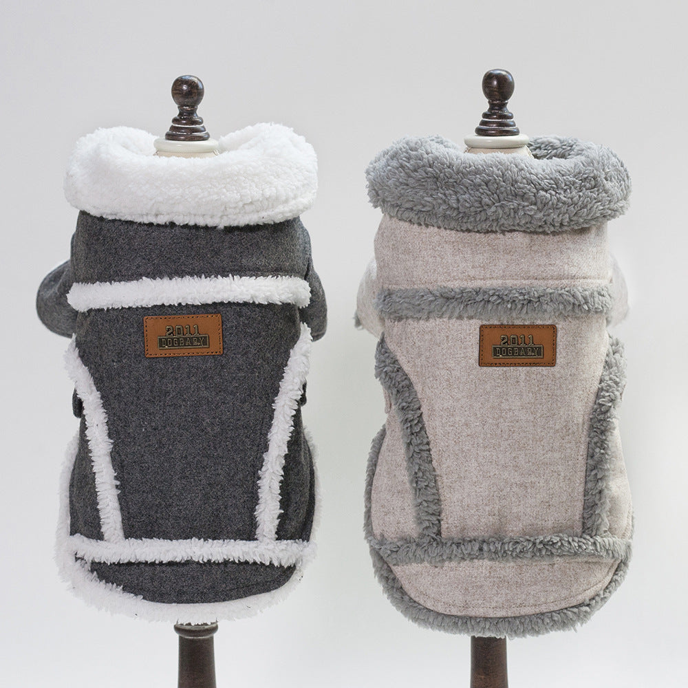 Buy Thick Warm Dog Coat for French Bulldog Winter Pet Clothes