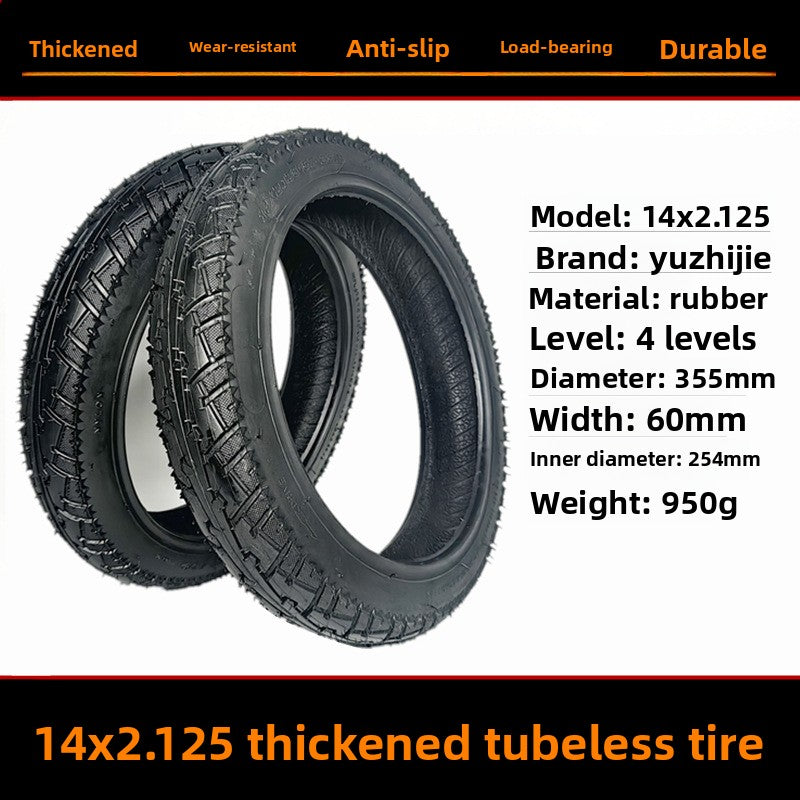 14 Inch Vacuum Tire for Electric Bike