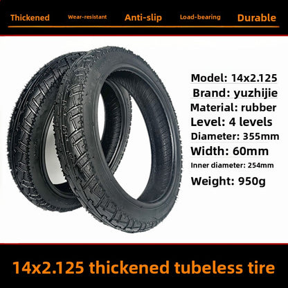 14 Inch Vacuum Tire for Electric Bike